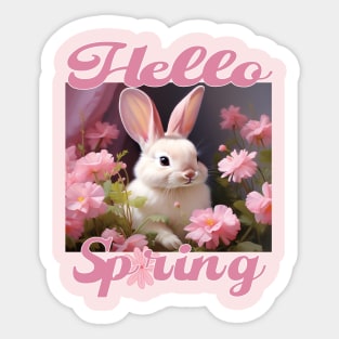 Hello Spring Sticker